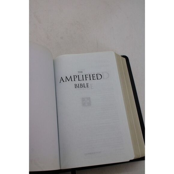 Amplified Thinline Bible, Compact, Bonded Leather, Black - Picture 6 of 13